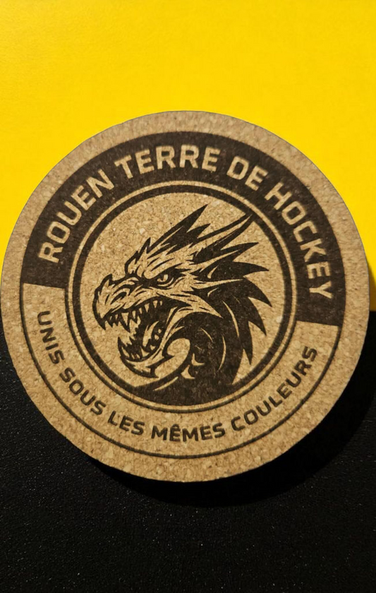 Dessous de verre - Rouen Terre De Hockey (Vendu par 3)